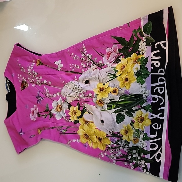 Pretty Dolce&Gabbana girl  printed casual dress - Picture 1 of 5